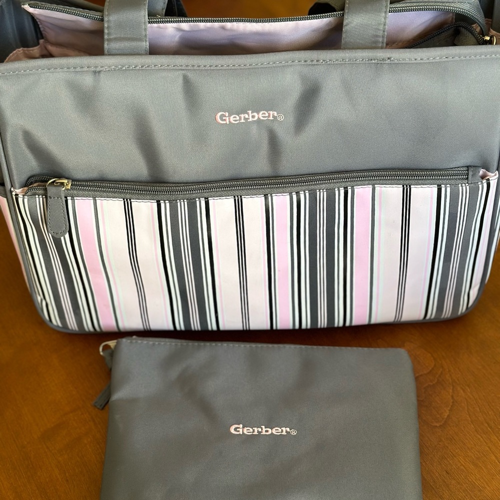 Large Gerber Diaper Bag - Like New!